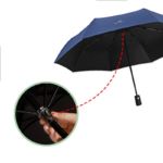 Payung Lipat Otomatis Anti UV Premium Folding Travel Mini - Hitam - Image 8