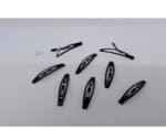 Jepitan Rambut Hitam Polos Hairclip Korean Fashion Snap Clips - Image 6