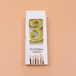 Lilin Bentuk Angka Kue Ulang Tahun Aesthetic Candle Birthday Cake Gold - 8 - Image 9