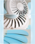 Kipas Angin Ruangan Kantor Rumah Jepit Gantung Baling Fleksibel - Image 4