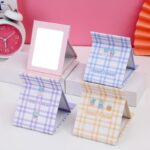 Cermin Rias Kaca Lipat Persegi Model Buku dengan Motif - Sedang - Image 3