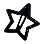 Jepit Rambut Bentuk Bintang 5PCS Warna Warni untuk Wanita - Hitam - Image 6