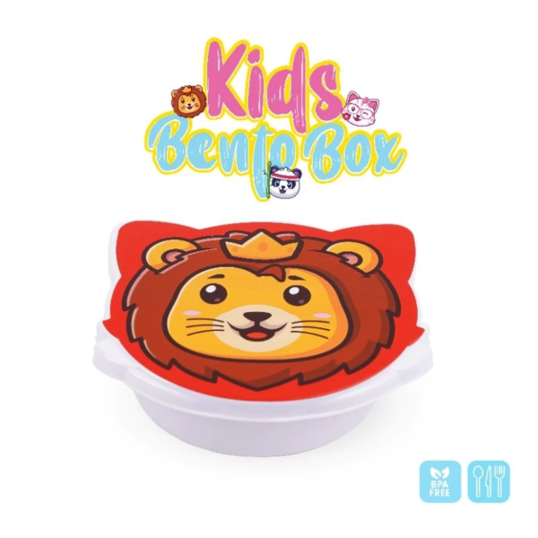 Lunch Box Kotak Makan Bento Anak Mini Lucu Souvenir Ulang Tahun - Lion