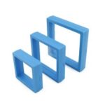 Jewelry Box Transparan Anti Debu Tempat Penyimpanan Perhiasan Ringkas - Alas Hitam - Image 2