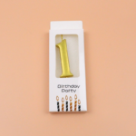 Lilin Bentuk Angka Kue Ulang Tahun Aesthetic Candle Birthday Cake Gold - 8 - Image 7