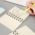 Notebook Ring isi 80 Lembar Motif Karakter Lucu Ukuran A7 - Beruang Kuning - Image 4