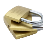 Gembok Koper Kuning Kecil Model Press 20mm Serbaguna - Image 5