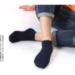 Kaos Kaki Pendek Wanita Pria Kaos Kaki Pendek Polos Angkle - Navy - Image 2