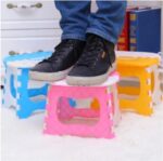 Kursi Mini Lipat Plastik Bangku Dewasa Anak Lucu Praktis Serbaguna - Biru - Image 6