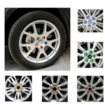 Tutup Silicon Baut Roda Mencegah Karat Penampilan Elegan Mobil - Merah - Image 9