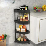 Rak Plastik Dapur Minimalis untuk Menyimpan Bumbu dan Peralatan