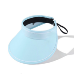 Topi Visor Fashion Lipat Besar Untuk Melindungi Dari Matahari - Cream - Image 6