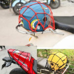 Jaring Helm Motor Tali Pengikat Barang Bagasi Helmet Net Serbaguna - Merah - Image 3