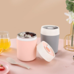 Tempat Makan Bubur Sup Mini Portable Makanan Tahan Panas Anti Tumpah - Hijau - Image 8