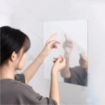 Vinyl Kaca Cermin Stiker Sticker Dinding Wallpaper Mirror - Kotak - Rectangle 20x30 - Image 3