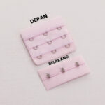 Penyambung Bra 2–3 Kait Penambah Lingkar Bra Nyaman Dipakai - 3 KAIT PINK