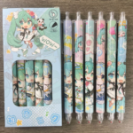 Pulpen Gel Mekanik Karakter Lucu 6 Pcs Set Alat Tulis Sekolah Kantor - Sanrio - Image 8