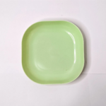 Piring Saji Snack Jerami Persegi Square Wheat Straw Anti Slip 13x13x2cm - Biru - Image 9