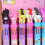 Pena Gel Pulpen Ballpoint Tinta 10 Warna Warni Motif Karakter Lucu - Kuromi - Image 8