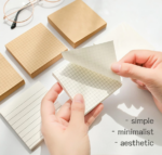 Sticky Notes Polos 80 Lembar Memo Tempel Praktis Catatan Harian - White Grid - Image 2