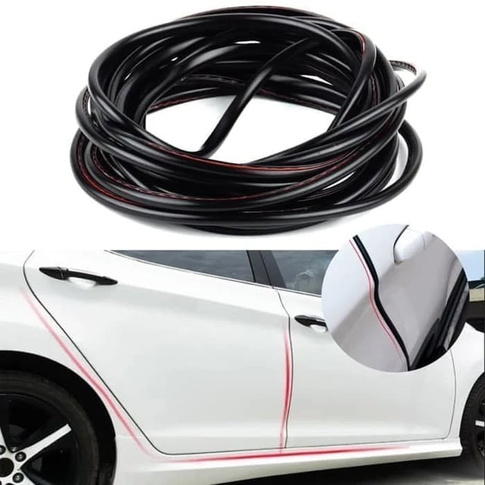 rei8pH37AuF1YYq6Mr54KGnWVasEGMekYhvPRQkz Karet List Pelindung Pintu Mobil Universal Metal Reflective Effect 5M - Full 5 Meter - Image 1