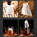 Kantong Teh Celup 100 Pcs Tahan Panas Segel Tali Anti Berhamburan - 6x8 - Image 7