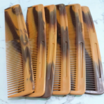 Sisir Rambut Twin Coklat Model Lurus Plastik Beauty Comb Nyaman - Image 2