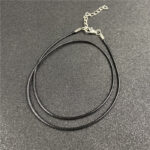 Kalung Tali Hitam Model Korea Aksesoris Pria Wanita Gaya Kekinian - Image 5