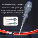 Obeng Tespen Listrik Dual LED Tester dengan Indicator Sensor - Image 4