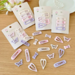 Jepit Rambut Anak Isi 4 Bentuk Lucu Warna Warni Aksesoris Wanita - Pita - Image 7