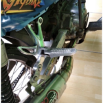 Footstep Motor Belakang Gantung Universal Pasang Semua Jenis Motor - Chrome - Image 2