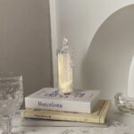 Lampu Lilin Akrilik LED Estetik Tanpa Asap Dekor Meja Kamar Unik - Kecil - Image 3