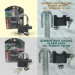 Gembok Motor Alarm Ring Panjang Anti Maling Suara Alarm Keras Sensitif - ring panjang - Image 2