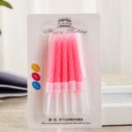 Lilin Ulang Tahun Metalik Birthday Candle Party 10 Pcs - Pink