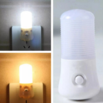 Lampu Tidur LED Sensor Otomatis Canggih Desain Modern Dekorasi Kamar - Petak Putih - Image 6