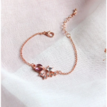 Gelang Titanium Alloy Wanita Korean Style Motif Planet Cantik Elegan - Bintang Pink - Image 6