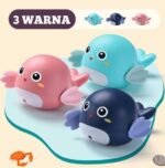 Mainan Mandi Bayi Berenang Bergerak Lucu, Teman Mandi Anak Seru - KURA-KURA - Image 6