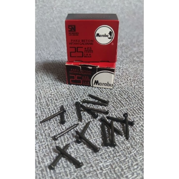 Paku Beton Hitam Proyek Konstruksi Galvanis Hitam - 25