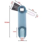 Sikat Pembersih 3 in 1 Multifungsi untuk Celah dan Permukaan - Biru - Image 3