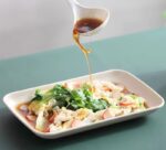 Wheat Straw Piring Saji Persegi Panjang Anti Lengket Warna Warni Simple - Pink - Image 6