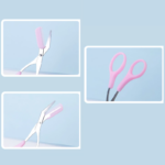 Gunting Alis Mata Perapi Stainless Steel Desain Presisi Sisir Pisau - Image 5