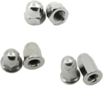 Mur Topi Flange Cap Nut Knalpot Baja Lapisan Nikel - M6 - Image 4