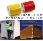 Stiker Kir Dishub Mobil Box Diamond Grade Reflector Pemantul Cahaya - Merah - Image 2