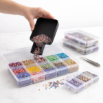 Corong Manik-Manik Praktis Memudahkan Mengisi Manik ke Wadah Kecil - Hitam - Image 2