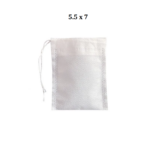 Kantong Teh Celup 100 Pcs Tahan Panas Segel Tali Anti Berhamburan - 5.5x7