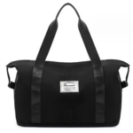 Duffle Bag Travel Lipat Waterproof Tas Gym Penyimpanan Kapasitas Besar - Hitam