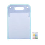 Tas Dokumen 13 Sekat Warna dengan Handle Ringan dan Praktis - Biru