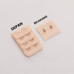 Penyambung Bra 2–3 Kait Penambah Lingkar Bra Nyaman Dipakai - 2 KAIT CREAM