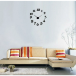 Jam Dinding Tempel DIY Analog 3D Stainless Steel Acrylic Hook Giant - Model 1 - Image 3