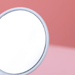 Cermin Makeup Perempuas Beauty Mirror Portbale Genggam Bulat Lucu - Pink - Image 3